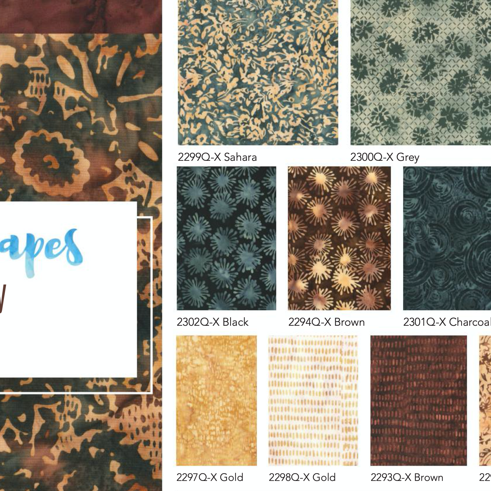 Autumn Grey Batik