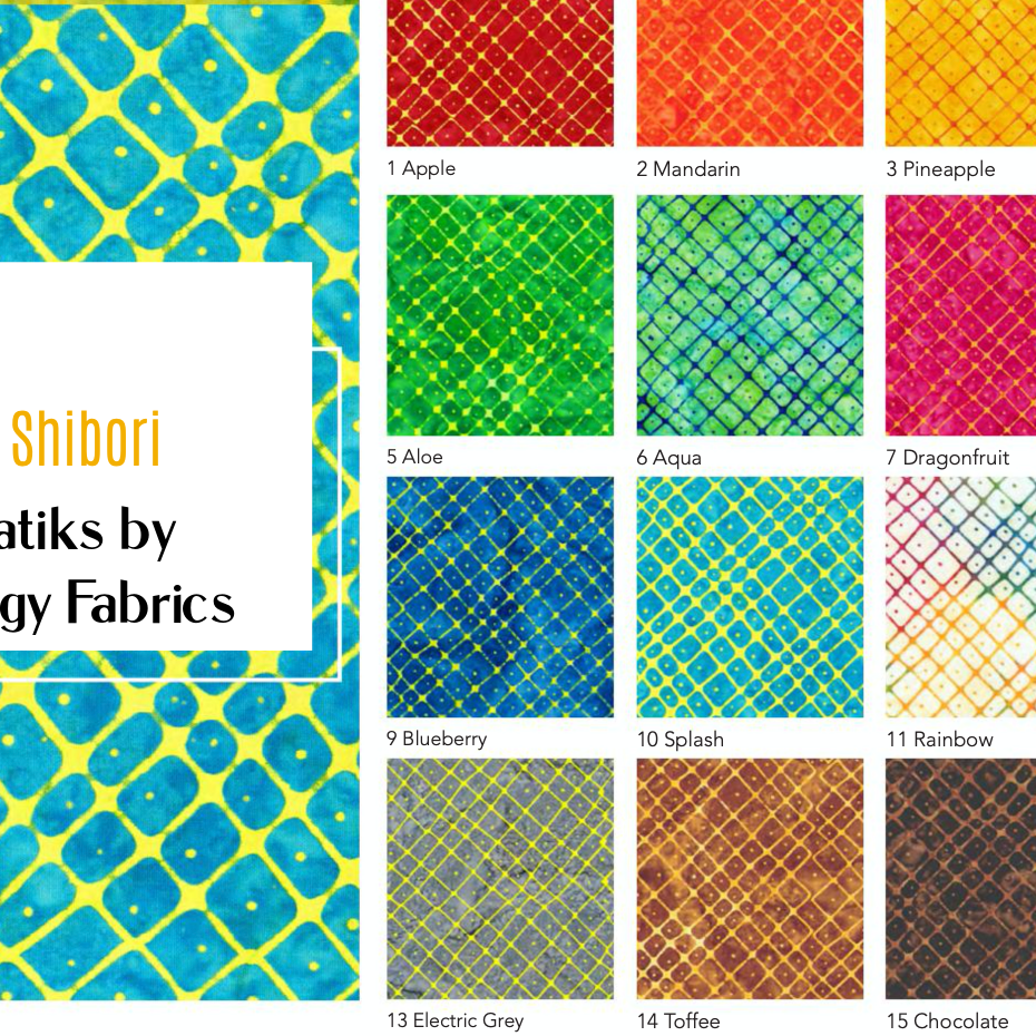 Pineapple Shibori Batik