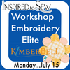 Embroidery Elite Workshop-Blossom Pin Cushion- July 15th