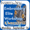 Embroidery Elite Workshop-Fab-Boo-lous Canvas Backpack- September 16th