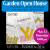 Garden Open House-Wednesday, May 23rd @ 01:00