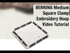 Square Medium Clamp Embroidery Hoop-BERNINA