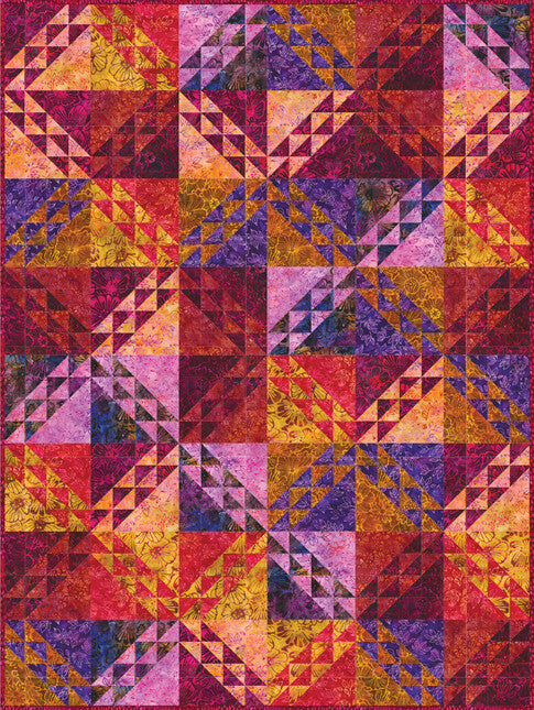 Sunrise Blossoms Batik