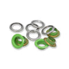 11mm Lt. Green Eyelets with Washers, 20pcs