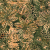 Holiday Follies: Poinsettias and Pinecones Green Jungle