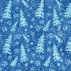 Frosted Wishes: Trees and Presents Blue Bluebird
