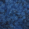 Frosted Wishes: Snowflakes and Swirls Blue Marine