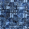 Frosted Wishes: Wrapped Presents Blue Cornflower