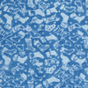 Frosted Wishes: Christmas Stockings Blue Azure