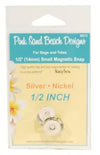 1/2" Magnetic Purse Snap- Black