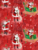 The Jolly North: Scenic Toile/Santas Red