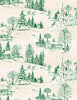 The Jolly North: Scenic Toile Cream/Green