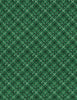 The Jolly North: Diagonal Plaid Green