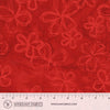 Claret: Flower Sketch Red