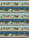 Evergreen Escape: Repeating Stripe Multi