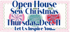 Holiday Open House-December 11th @ 9:00 am