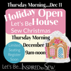 Holiday Open House-December 11th @ 9:00 am