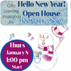 New Year Open House-January 8th @ 1:00 pm