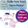 New Year Open House-January 8th @ 9:00 am
