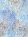 Del Mar: Palm Frond Blue/Tan