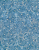 Del Mar: Pointillist Scroll Blue/Tan