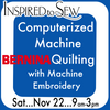 Machine Quilting Exploration- Computerized: November 22nd @ 9AM