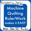 Machine Quilting RulerWork: December 22nd @ 9AM
