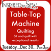 Table-Top Machine Quilting: December 30th @ 9am