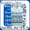 Serger Mastery- L890 Bloom & Grow: March 18th & 19th @ 9AM
