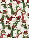 Woodland Snowmen: Cream Packed Snowmen