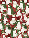 Woodland Snowmen: Red Packed Snowmen