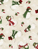 Woodland Snowmen: Cream Tossed Snowmen