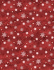 Woodland Snowmen: Red Snowflakes
