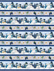 Let it Snow-Man! Repeating Stripe