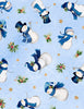 Let it Snow-Man! Snowmen Toss Lt Blue