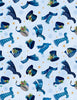 Let it Snow-Man! Hats/Scarves Lt Blue