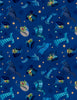 Let it Snow-Man! Hats/Scarves Dk Blue