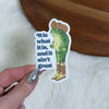 It Is What It Is, And It Ain't Great Cowboy Frog Sticker