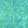 Mediterranean Sea: Teal Spirals