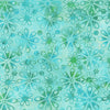 Mediterranean Sea: Teal Floral