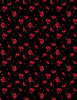 Cardinal Charm: Berry Toss Black
