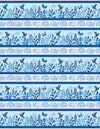 Blissful Blues: Repeating Stripe Multi