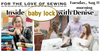 Inside BabyLock Tuesday morning, August 11...9am with Denise Schober