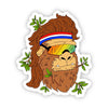 Merica Bigfoot Sticker