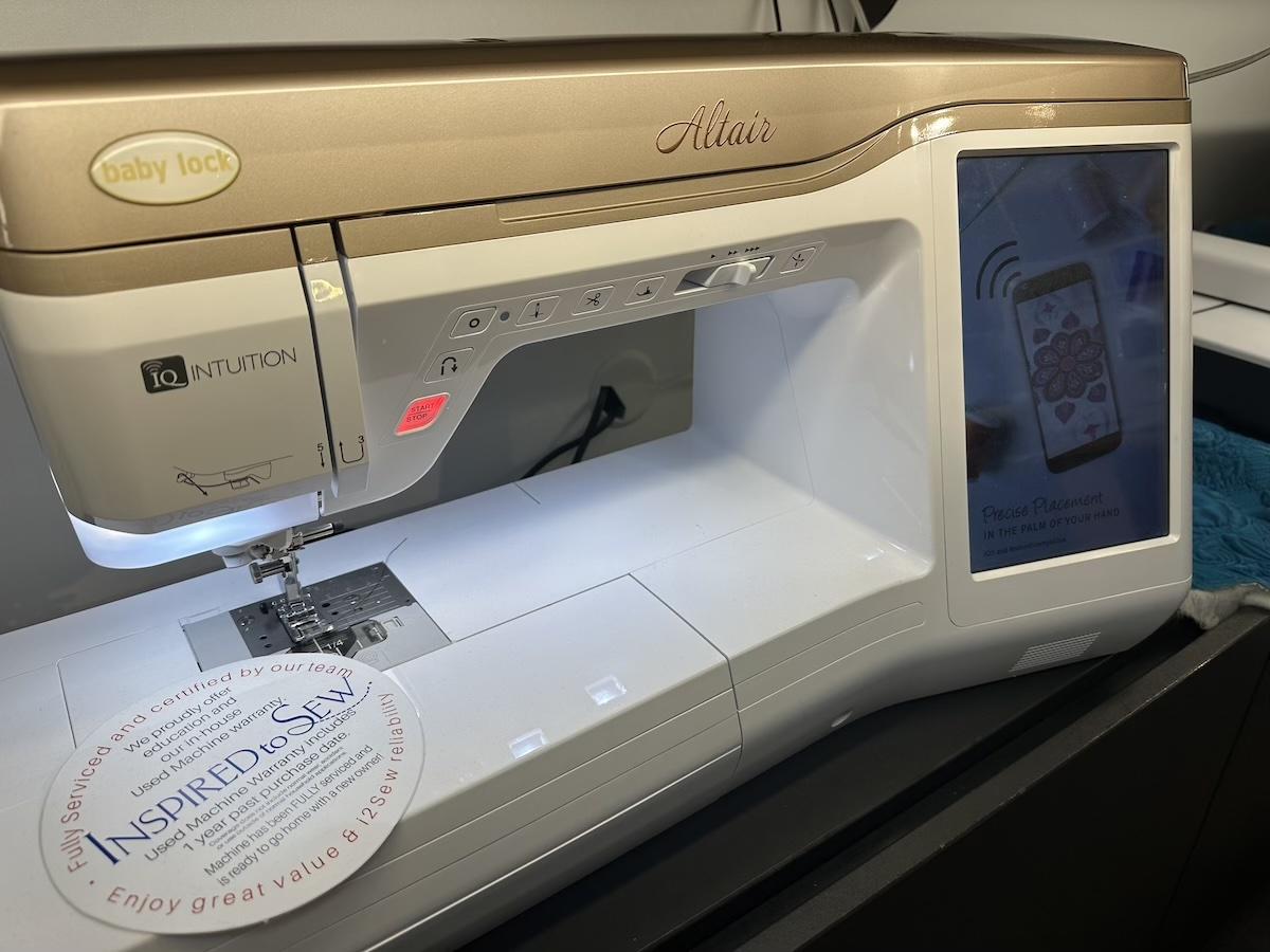 BabyLock Altair Sewing & Embroidery Machine WITH UPGRADE-USED Model