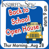 Back to Sewing Open House-August 28th @9AM