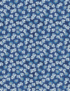 Blue Harmony: Dk Blue Small Floral