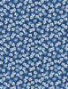 Blue Harmony: Dk Blue Small Floral