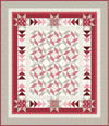 Blushing Blooms Throw Quilt Kit