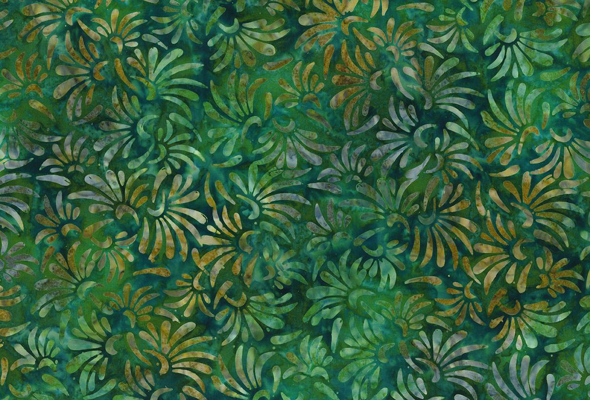 Copper Mountain Green Petals Inspired to Sew